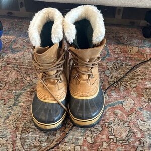 Sorel Caribou Winter Boots with Fur